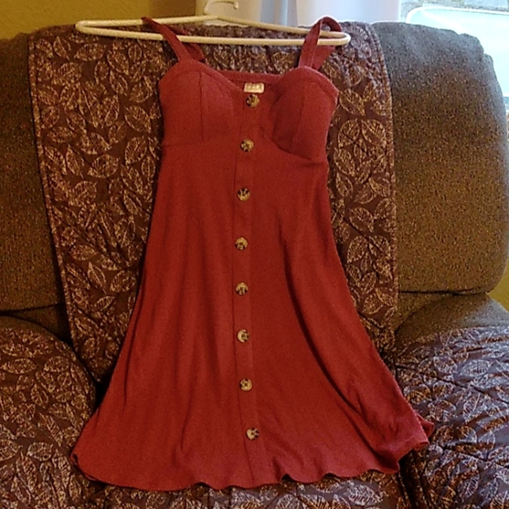 Rust summer dress